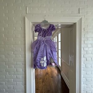 Original Disney store Sofia the first costume purple dress size 7/8